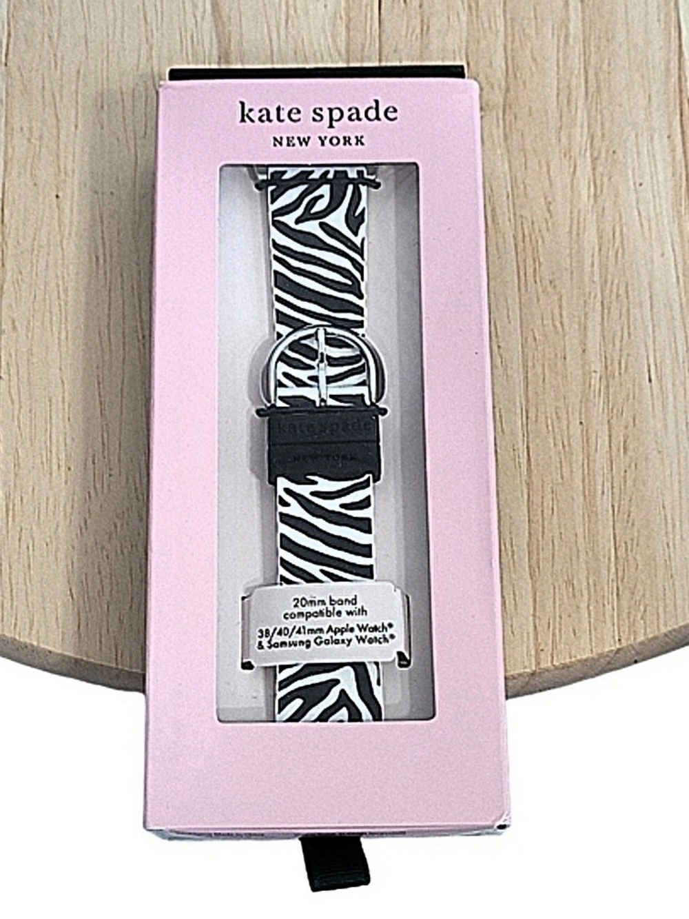 Kate Spade Zebra Print Watch Strap